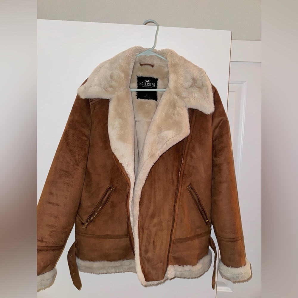 Woman’s Faux fire biker jacket
